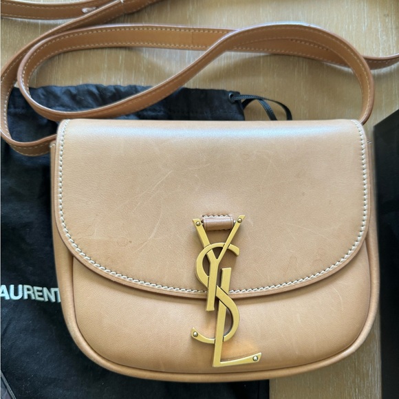 YSL Yves Saint Laurent Kaia Bag Small in Tan - Picture 6 of 6
